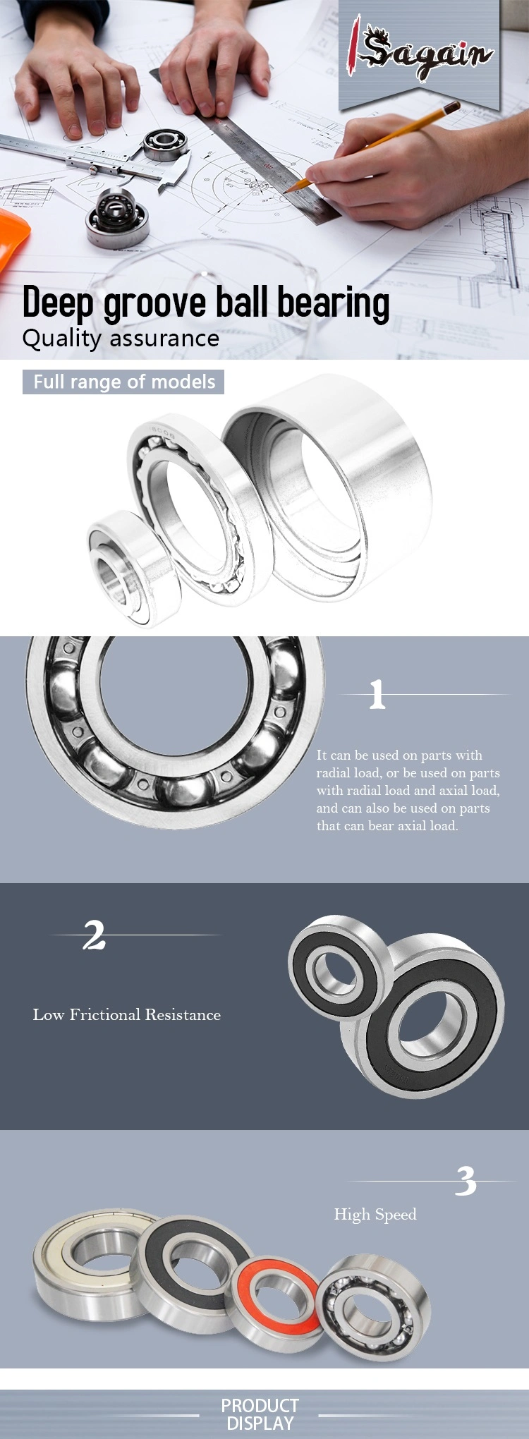 NSK Dental Bearing for Handpiece Fishing Reel Centre Bearing 6200 Series 620 Series 60 Shilds Ball Bearings 600irs Skateboard Bearing